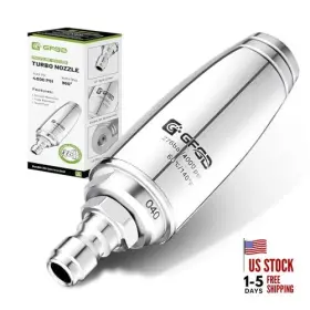 Sstn-1 Gfgd Stainless Steel Turbo Nozzle Pressure Washer 4000 Psi 360 Rotating