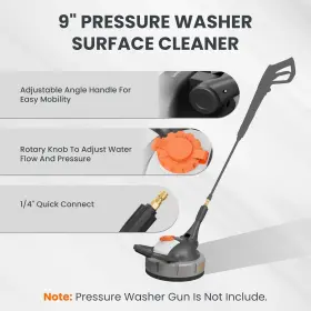 Hlsc-9 Giraffe Tools Pressure Washer Surface Cleaner 3200 Max Psi 1/4 Inch Quick-connect #2