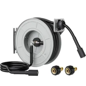 Ta15b-g20us Giraffe Tools Retractable Power Pressure Washer Hose Reel 1/4 Inch X 65 Ft 3200psi