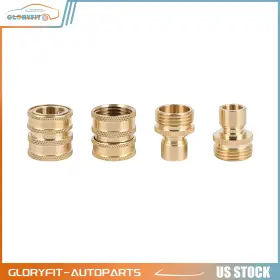 Glf180fg193d136 Gloryfit-autoparts 3/4 Inch Garden Hose Quick Connect Water Solid Brass Female Male Connector Set New