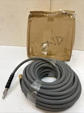 Glf180fg194d135 Gloryfit-autoparts 50ft X 3/8 Inch Non-marking 4800psi High Pressure Washer Hose Gray -50ft