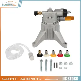 Glf180fg198d133 Gloryfit-autoparts Pressure Washer Pump 7/8 Inch Shaft Vertical Replaced 3000 Psi 2.5 Gpm New