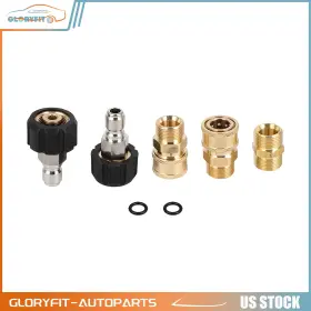 Glf180fg211d121 Gloryfit-autoparts 5 Pcs 5000 Psi Pressure Washer Adapter Set For Washers Hose And Guns