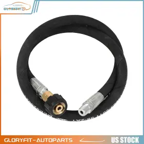 Glf180fg213d120 Gloryfit-autoparts 3ft Pressure Washer Whip Hose 3/8 Inch Jumper With Swivel Steel Connector