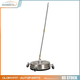 Glf180fg528d101 Gloryfit-autoparts 13 Inch Stainless Steel Surface Cleaner Attachment Pressure Washer 4 Wheel