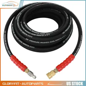 Go175ly073n209 Gloryfit-autoparts Pressure Washer Hose 6000 Psi 3/8 Inch X 50ft Non-marking R2 Rating Free Shipping
