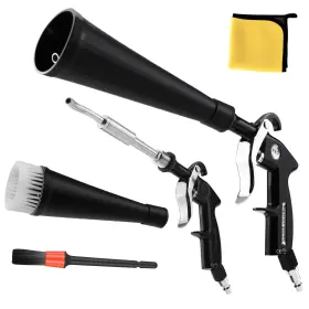 Goccida 764409500652 Car Dry Cleaning Gun Tornado Air High Pressure Blow Fast