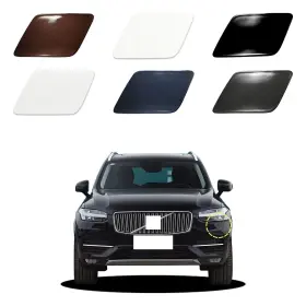 A-qxg-wew-1622xc90-hui-l Goholy Inch Volvo Xc90 Headlight Washer Cover 2016-2022 Left Driver Side Nozzle Gray