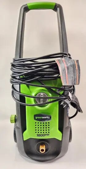 1.2-gpms Greenworks 1600gpw For Parts As Is 1600 Psi Cold Water Electric Pressure Washer