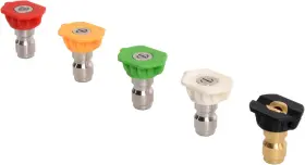 5202502 Greenworks 4500 Psi Universal Pressure Washer Spray Tip Attachments 5 Pack