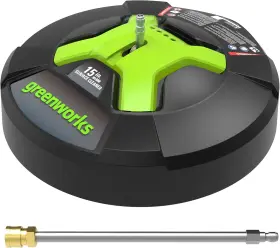 5210902 Greenworks 15 Inch Extension Included Surface Cleaner Green