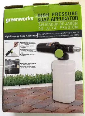 51362 Greenworks 841821012205 High Pressure Soap Applicator