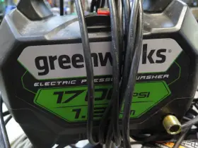 Gpw1704 Greenworks 1700psi Portable Electric Pressure Washer Used Works