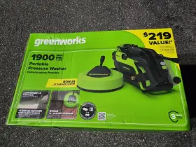 Gpw1902sc-01 Greenworks 1900-psi 1.2gpm Cold Water Electric Pressure Washer - Customer Return