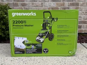 Gpw2201 Greenworks 2200-psi 1.2-gpm Cold Water Electric Pressure Washer