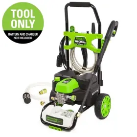 5109402 Greenworks North America Pro 1800 Psi 1.2 Gpm Cold Water Hybrid Electric Pressure