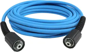 Paq711 Greenworks 25ft High-pressure 2300 Psi Kink-free Hose With M22 Adaptor Blue