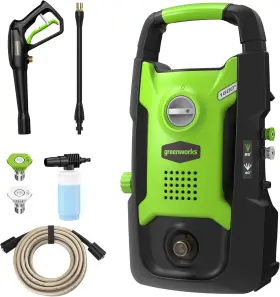 Us-2hcst07644 Greenworks Compact Electric Pressure Washer 1.2 Gpm Csa Certified Lightweight