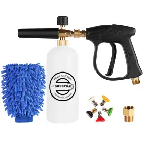 Grestoal 797422806890 Pressure Washer Gun Foam Cannon Snow Lance Short With 5 Pres