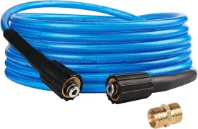 Grestoal 797422855041 Pressure Washer Hose 25 Ft X 1/4 Inch Kink Resistant Power Replace