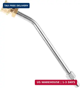 Grestoal 797422855102 Pressure Washer Gutter Cleaner Attachment 30 Degree Rod 7 Inch C