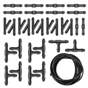 Gsrg606bl-30ps Gseigvee 30 Pcs Car Windshield Washer Hose Kit 13.1ft/4m Fluid I-type Y-