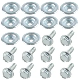 Ln-1017-s-rs Gstp 20 Piece Set Utv Skid Plate Washer And Bolt Kit Compatible With Polaris Rzr