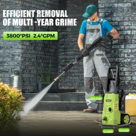 Guifin 751018817707 Electric Pressure Washer - Portable Power With Soap-adjustable Tank S #3