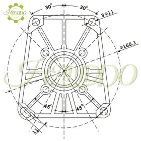 1042138 Handdo Hollow Shaft Water Pump Pressure Power Washer 4.0 Gpm 1 Inch 4000 Psi #2