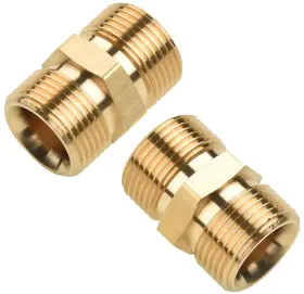 Haowujin 718255996510 M22 15mm Garden Hose Fittings And Pressure Washer Quick Connect Adapters - Ma