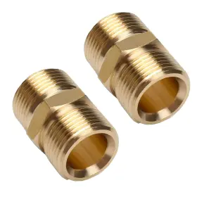 Haowujin 770773630772 2 Pieces Pressure Washer Hose Adapter Straight Fitting M22 Metric Male To Mal