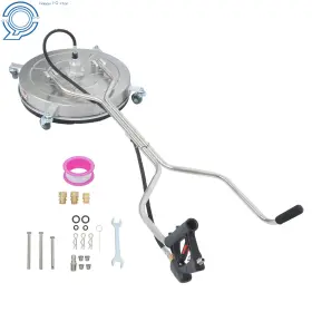 Hp113364 Happy19star 24 Inch High-efficiency Pressure Washer Surface Cleaner For Concrete Patio Sidewalk