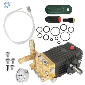 Hp76242 Happy19star New 24mm Solid Shaft Pressure Power Washer Pump 3600 Psi 4.9gpm Belt Drive