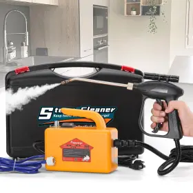 Lu-1aa Hapyvergo High Pressure Steam Cleaner 1700w Handheld Steamer For Cleaning Grout Tile