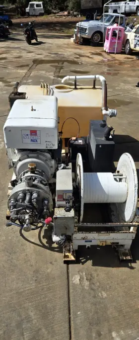 3l41c Harben Diesel Jetter Hatz Air Cooled 3 Cylinder Engine Hannay Reel
