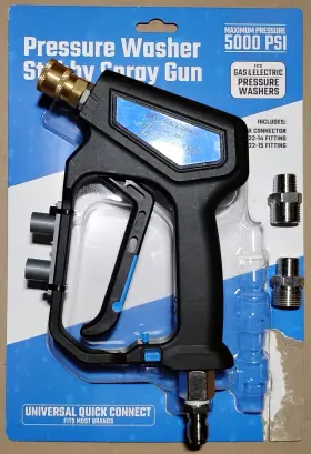 Harbor Freight 70599 Pressure Washer Stubby Spray Gun With 3d Printed Nozzle Holder