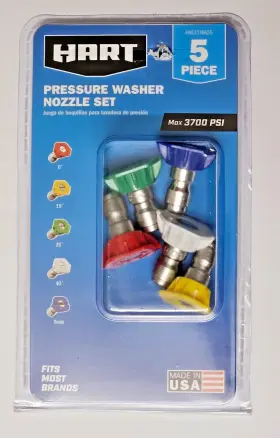 Hart 840092612640 Pressure Washer Nozzle Set 5-piece