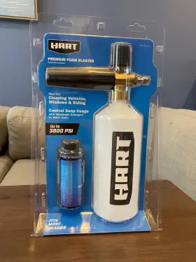 918013186-02 Hart 34-ounce Premium Foam Blaster Adjustable Nozzle 1/4-inch New