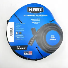 Hw31hph35 Hart 35ft Pressure Washer Hose Up To 3800 Psi Made In Usa New