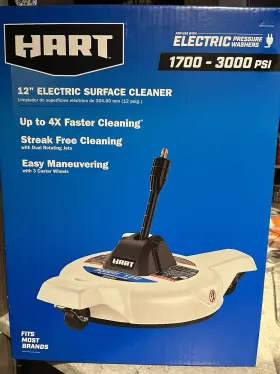 Hw31sc12vnm Hart New 12in 3000psi Electric Pressure Washer Surface Cleaner Fits Most Brands