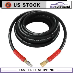 H0517507370ld Hdautoworld 6000 Psi 3/8 Inch Non-marking R2 Rating 50ft For Pressure Washer Hose New