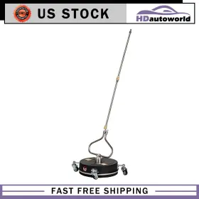Hd180fg524d95 Hdautoworld 13.7 Inch High Pressure Washer Surface Cleaner Stainless Steel 4000 Psi