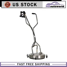 Hd180fg527d52 Hdautoworld 16.5 Inch Pressure Washer Surface Cleaner With Handles And 4 Spinner Wheels
