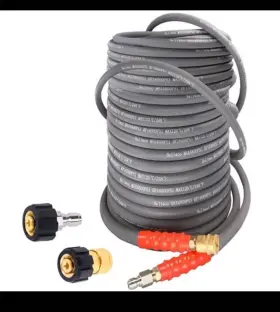 Gsg-100ft-hw-3 Heliwoo Gsg-100ft-hw-3#8-kc 4800 Psi 3/8 Inch Pressure Washer Hose 100ft Kink Resistant Wire Power