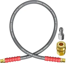 Gsg-4ft-hw-3 Heliwoo Gsg-4ft-hw-3#8-kc 4ft 3/8 Inch Pressure Washer Hose 4800psi Flexible Wire Power