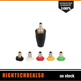 Htc18018949b Hightechdeals8 4.0gpm High Pressure Washer Rotating Turbo Nozzle Spray Tip 3000psi 1/4 Inch Quick