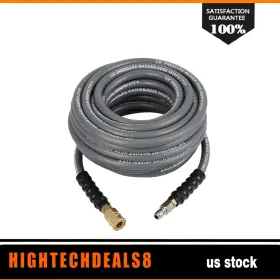Htc18019446b Hightechdeals8 High Pressure Washer Hose 50ft 4800 Psi 3/8 Inch Quick Connection