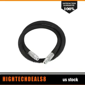 Htc18020131d Hightechdeals8 4000psi Pressure Washer Whip Hose - Swivel 4 Ft 3/8 Npt Solid M22 Female