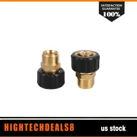 Htc18020540b Hightechdeals8 Pressure Washer Adapter Hose With M22-15mm Outlet And Gun