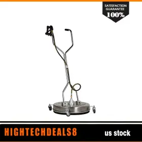 Htc18051811d Hightechdeals8 24 Inch Pressure Washer Surface Cleaner 4000 Psi With Handles And Wheels Quick Connect